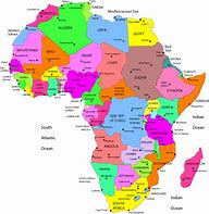 Image result for africa countries map