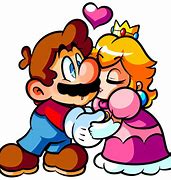 Image result for Mario and Peach Love