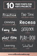 Image result for Fonts for Kids