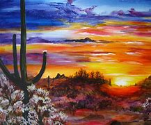 Image result for Cactus Desert Artwork