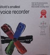 Image result for Smallest Voice Recorder