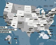 Image result for Major US Airports Map