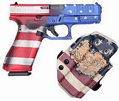 Image result for Glock 45 in American Flag Finish