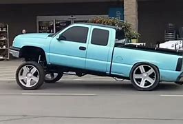 Image result for Extremely Squatted Trucks