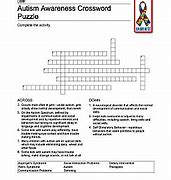 Image result for Autism Awareness Crossword Puzzle