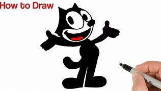 Image result for How to Draw Felix the Cat Head