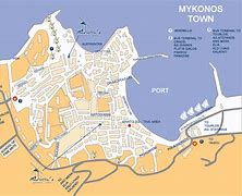 Image result for Mykonos Town Street Map