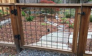 Image result for Black Hog Wire Fencing