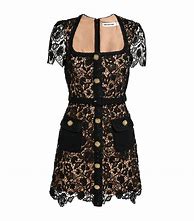 Image result for Black Lace Mini Dress