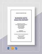 Image result for Data Analysis Report Template