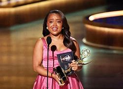 Image result for Ayo Edebiri Emmy Win