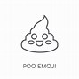 Image result for Poo Emoji Outline