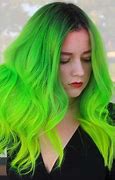 Image result for Neon Green 3D Hair