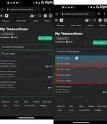Image result for Roblox Purchase History Mobile