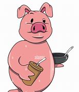 Image result for Cartoon Pig Walking