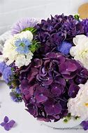 Image result for Purple Hydrangea Bouquet