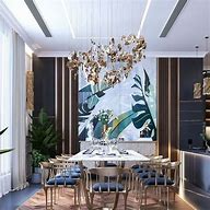 Image result for Blue and Green Dining Room