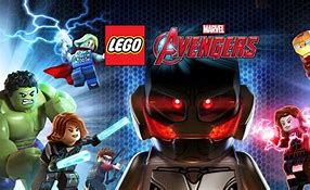 Image result for LEGO Marvel Avengers Game Cover