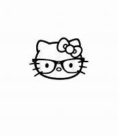 Image result for Hello Kitty LV Head Silhouette PNG