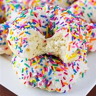 Image result for Sprinkled Donuts