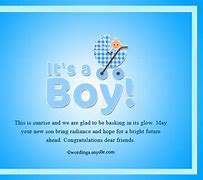 Image result for Baby Boy Congrats Message