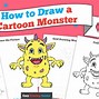 Image result for Easy Cartoon Monster Drawing