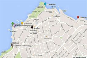 Image result for La Jolla Map