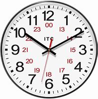 Image result for 12 Hour and 24 Hour Clock