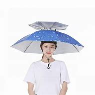 Image result for Umbrella Hat Blue Yellow