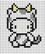 Image result for Hello Kitty Cat Pixel Art