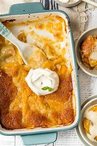 Image result for Easy Peach Cobbler