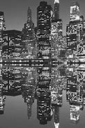 Image result for Black and White City Lights