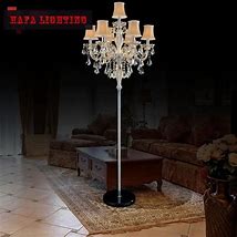 Image result for Crystal Chandelier Floor Lamp