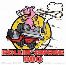 Image result for Smoking Pig BBQ Logo