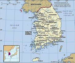 Image result for S. Korean Maps