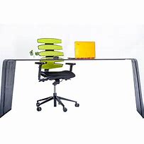 Image result for Glass Carbon Fiber Desk L