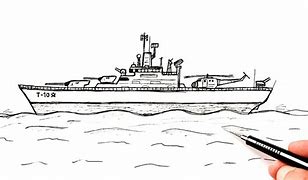 Image result for Destroyer Ship Drawing