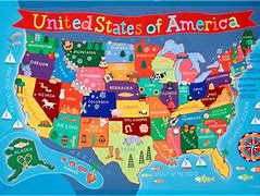 Image result for United States Map Kids