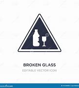 Image result for Broken Glass Symbol