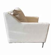 Image result for White Leather Arm Chair