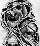 Image result for Evil Skull Art