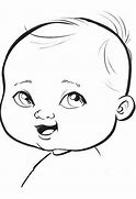 Image result for Outline Drawing of Baby