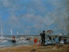 Image result for Eugene Boudin Beach Paintings