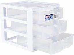 Image result for plastic storage cabinet clear drawers