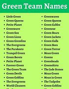 Image result for Funny Lime Green Team Names