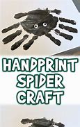 Image result for Spider Handprint Craft