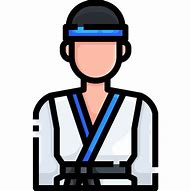 Image result for Karate Man Sitting Icon