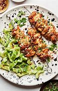 Image result for Chicken Skewers with Peanut Sauce