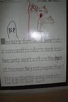 Image result for Creepy Children's Writing