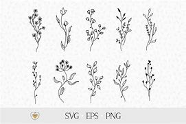 Image result for Wildflower SVG Free